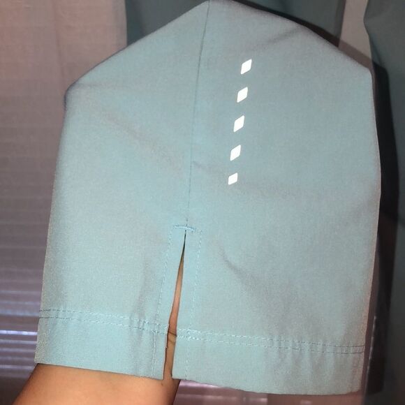 Barco One SP High Waist Powder Blue Drawstring 5 Pocket Scrub Pants - Picture 14 of 17